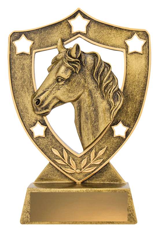 Horse Gold Shield
