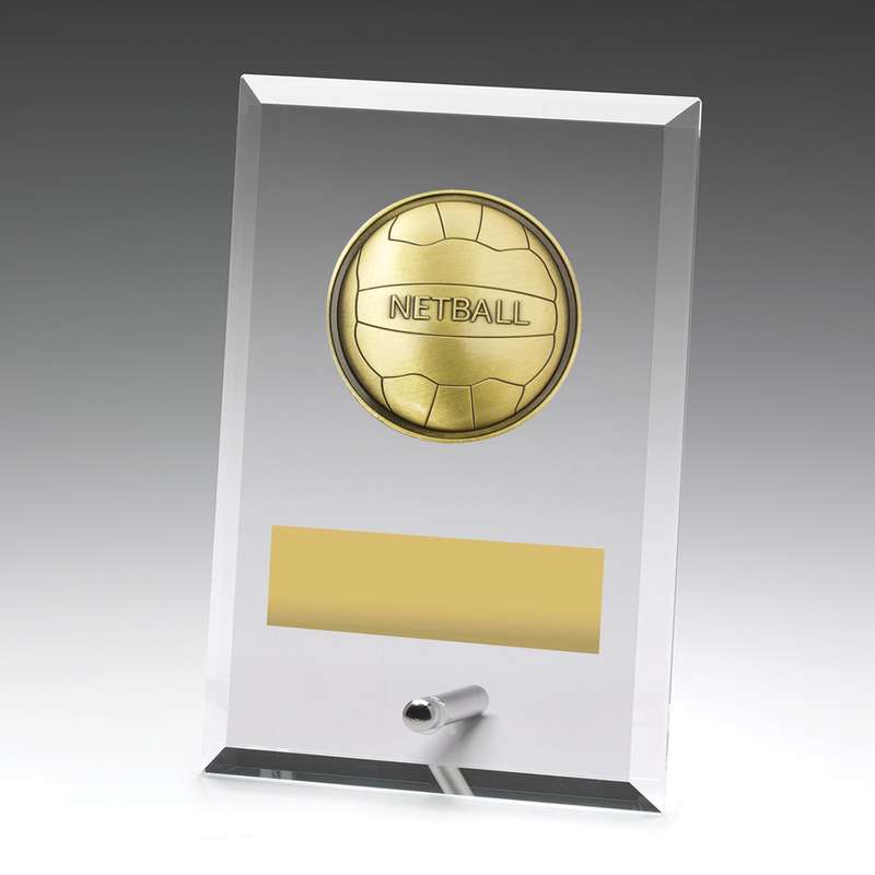 Glass Plaques – Netball