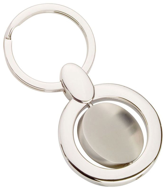 Swivel Silver Plated Keyring