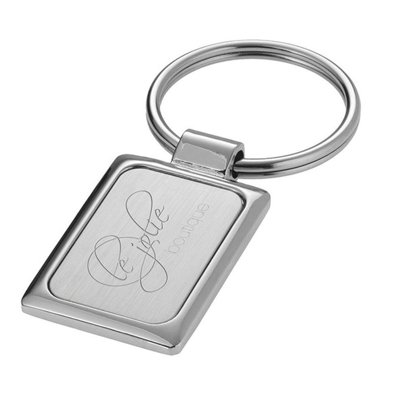 Rectangle Metal Keyring