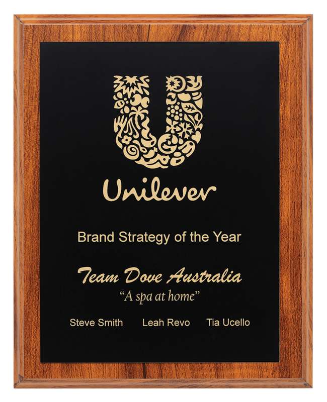 Budget Plaque – Matte Black & Gold