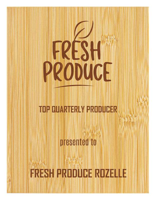 Bamboo Plaque – Modern