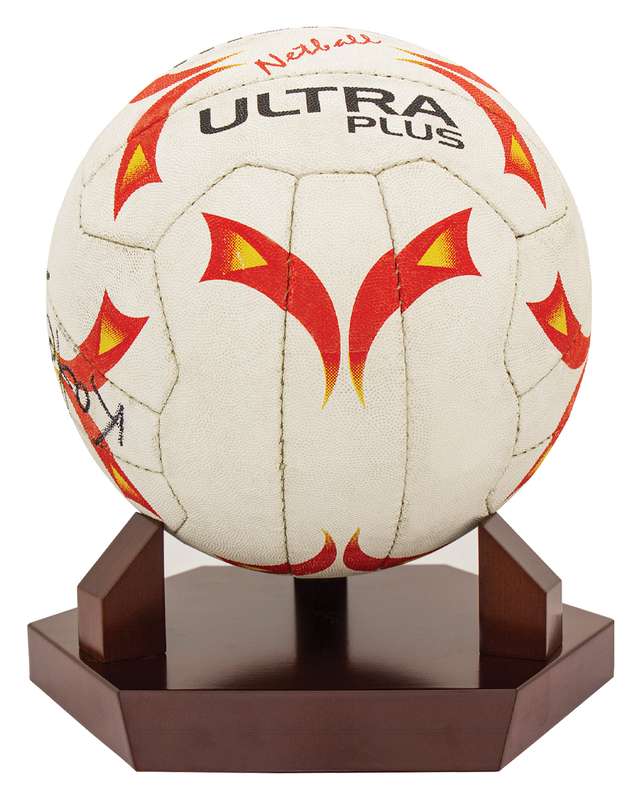 Timber Ball Holder – Netball