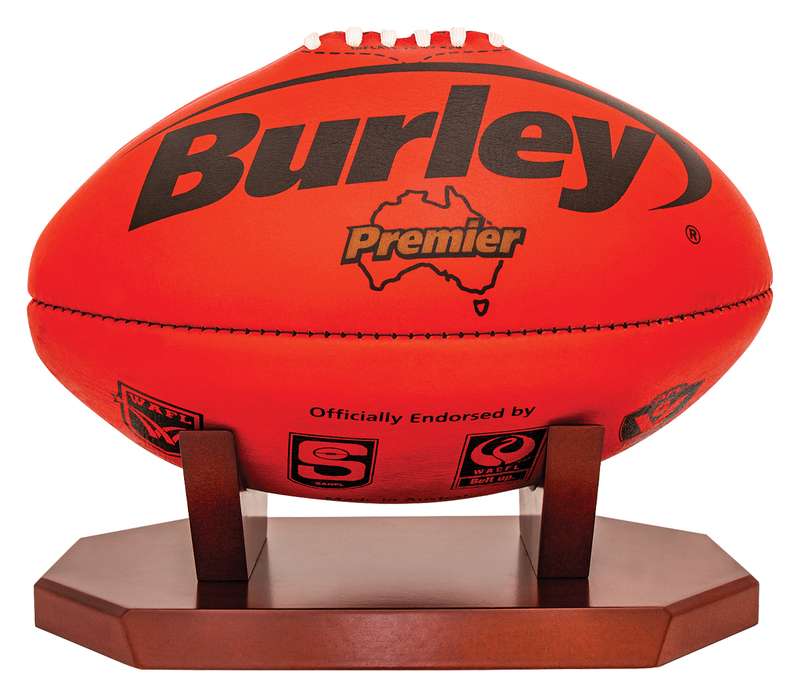 Timber Ball Holder – Aussie Rules