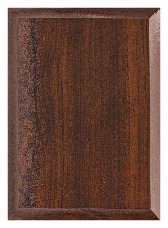 Value Plaque Walnut Gloss