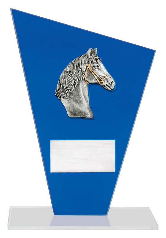 Cobalt Glass – Horse