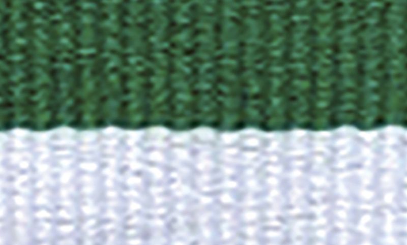 Green White Ribbon