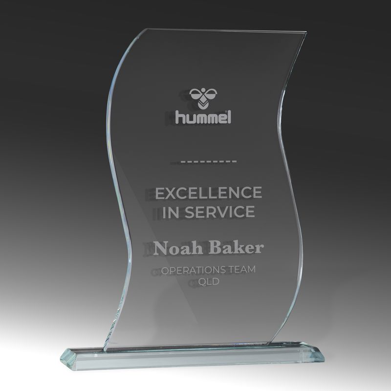 Glass Ribbon Award 195mm