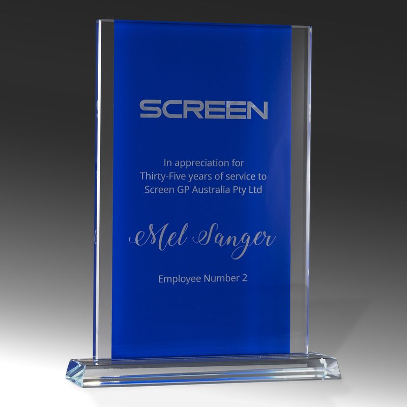 Rectangle Glass Award 240mm