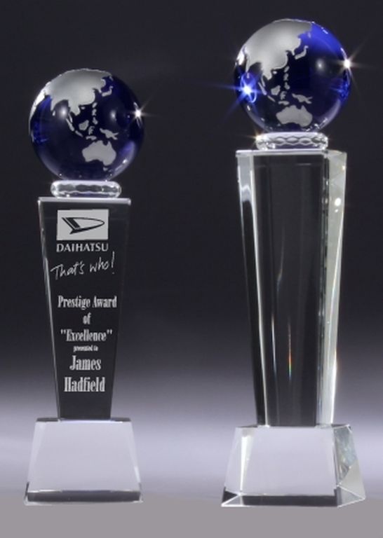 Crystal Unite Blue Globe