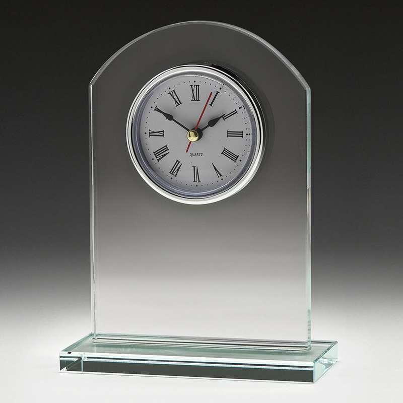 Glass Clock Executive