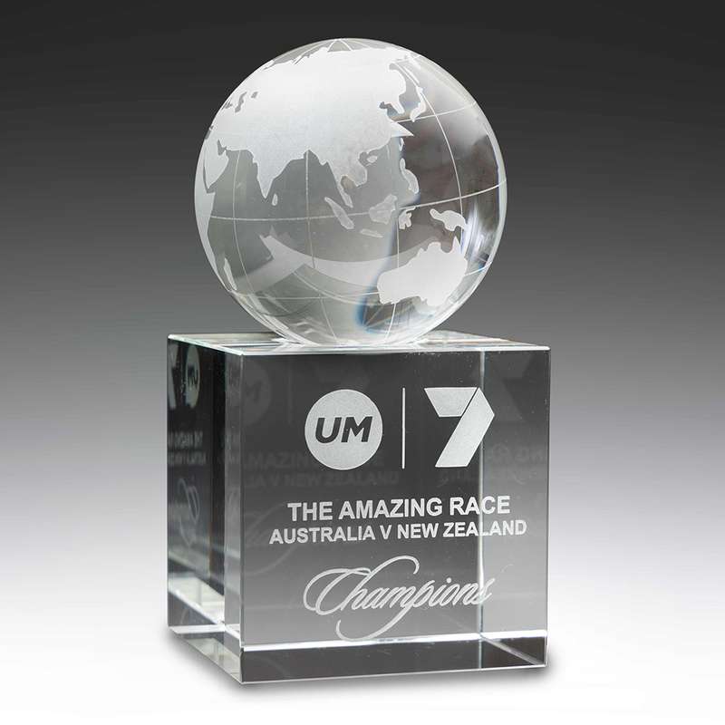 Crystal Spinning Globe