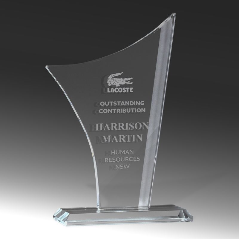 Designer Sandblasted Glass – Sail