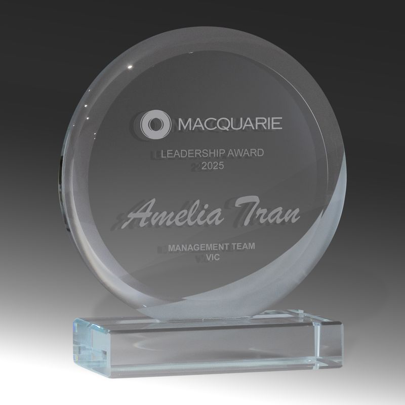 Designer Sandblasted Glass – Circle
