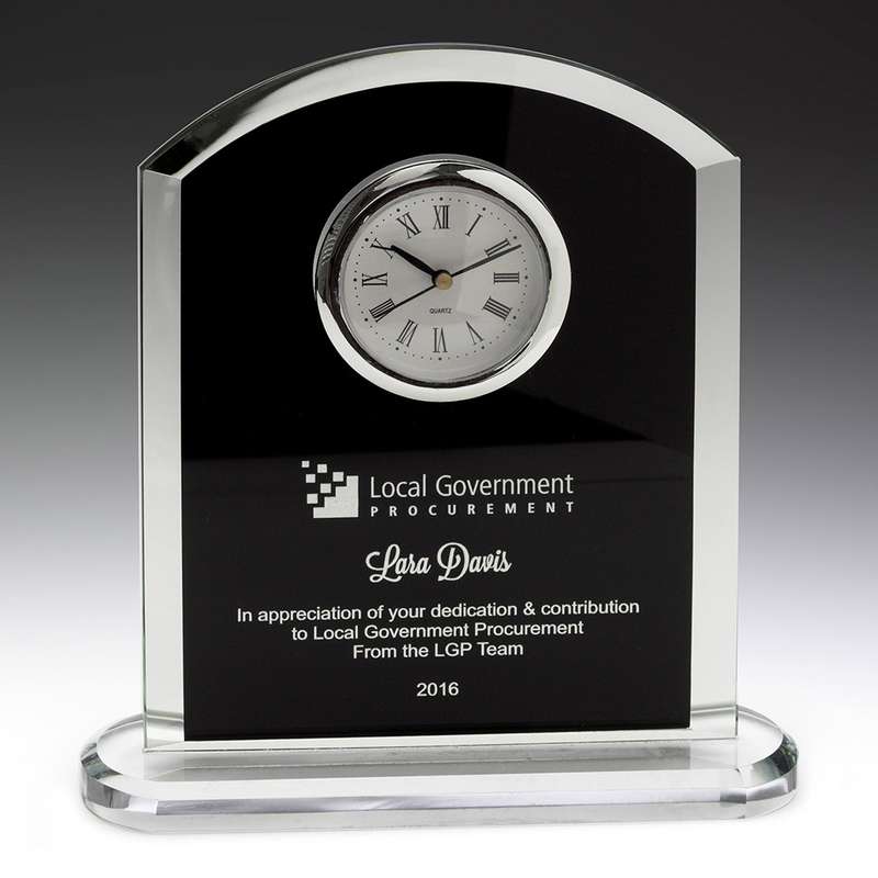 Glass Clock Pax