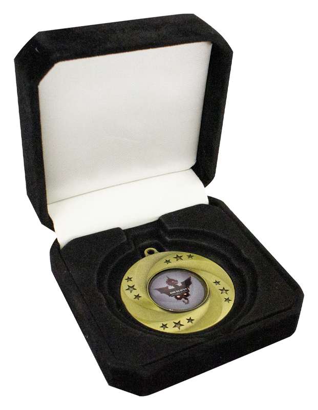 Crown Medal Box Black