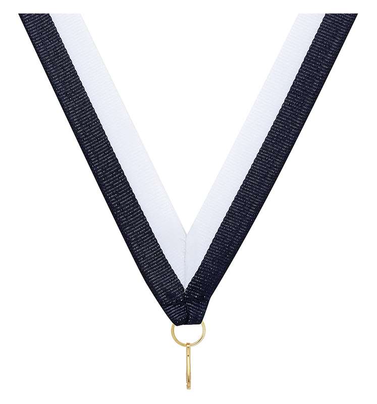 Navy / White Ribbon