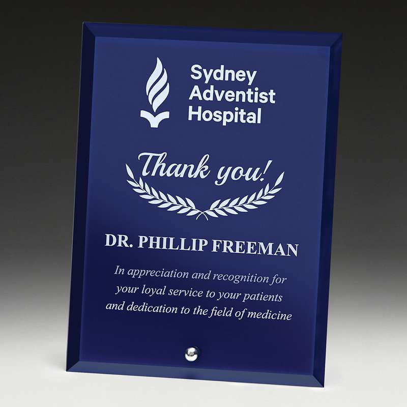 Radiant Plaque Blue